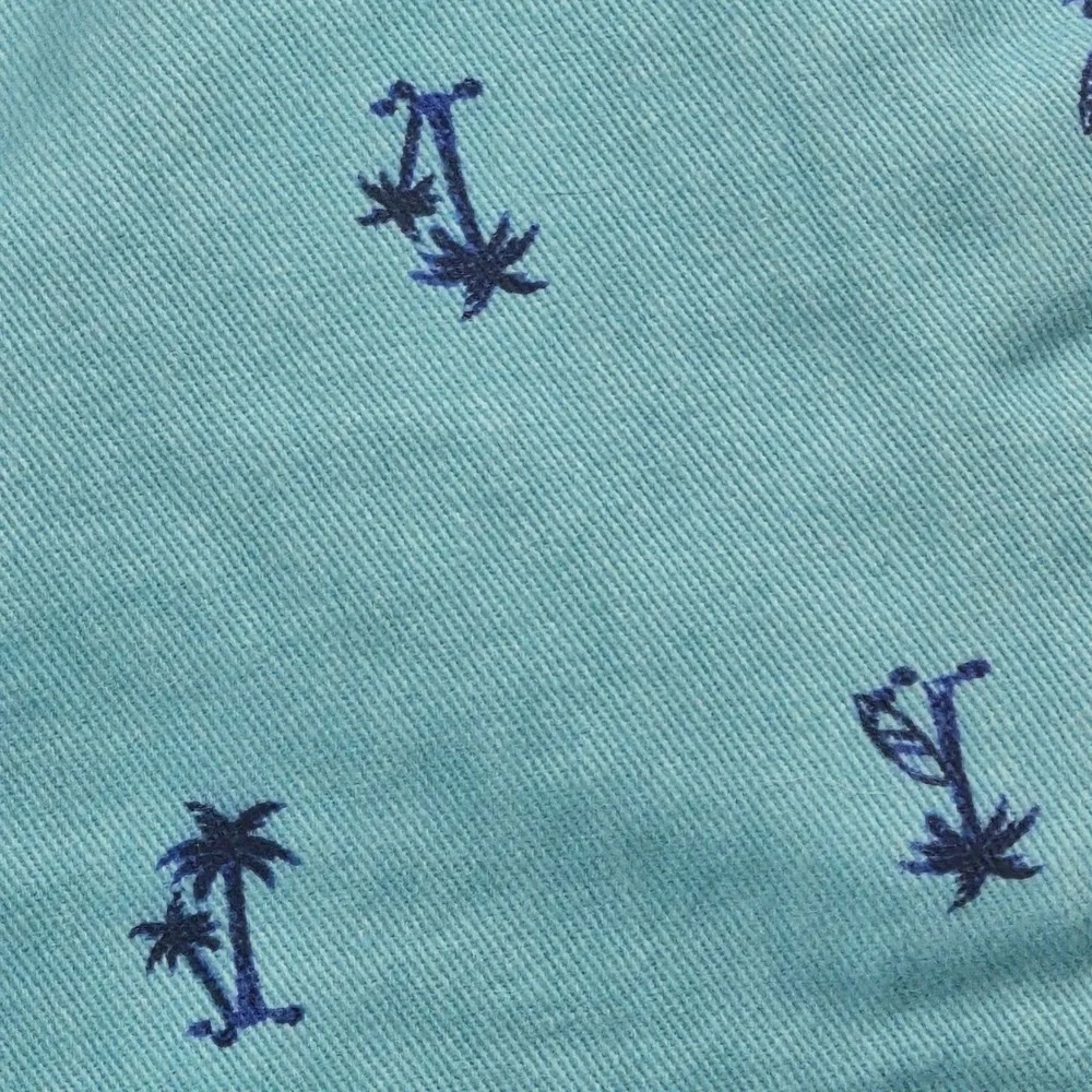 Boys‎ Light Blue Palm Tree Sailboat Embroidered Summer Chino Shorts